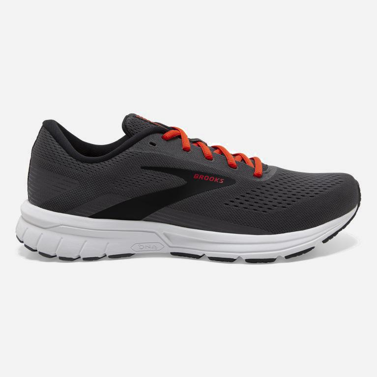 Tenis Brooks Signal 3 - Zapatillas Para Correr En Asfalto Hombre - Negras / Rojas (SZWT-27509)